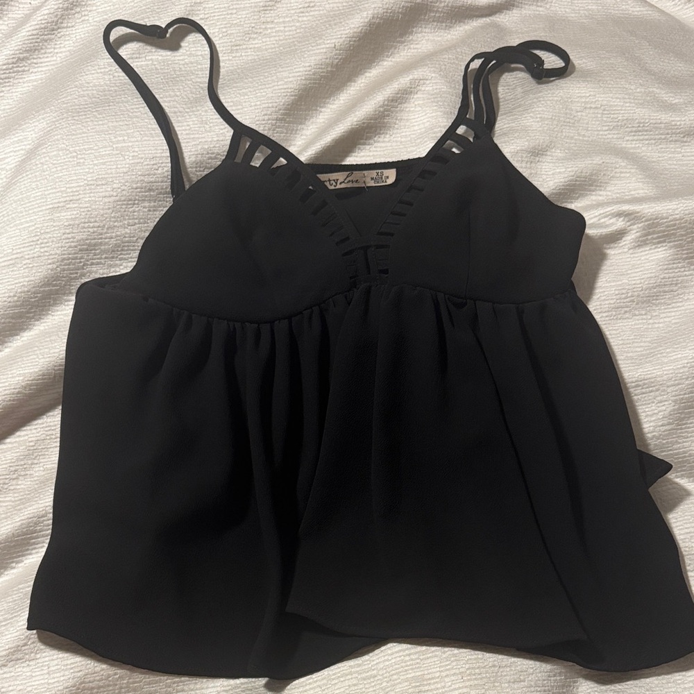 Elegant Black Women's Top